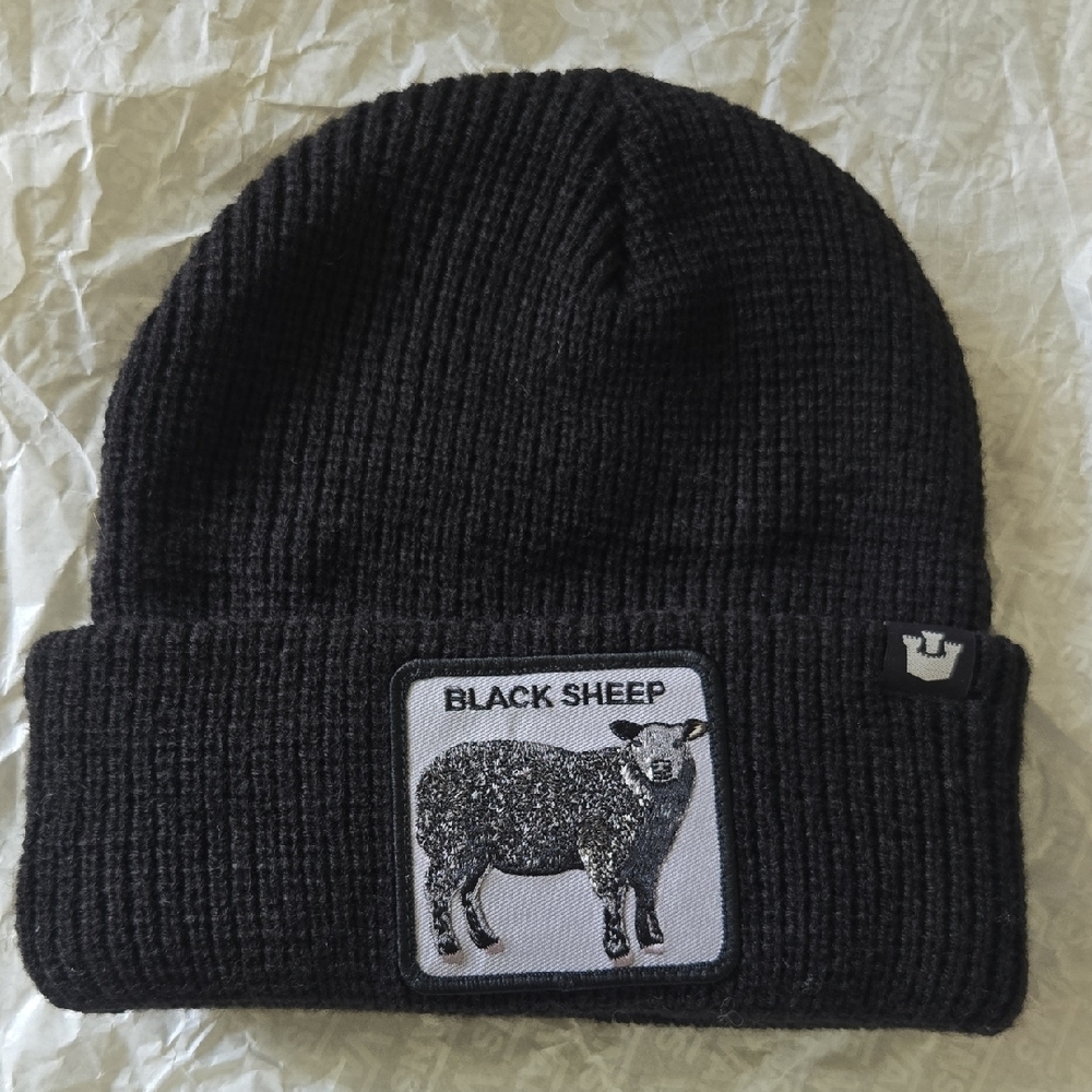 Goorin Bros Black Knit Beanie Hat